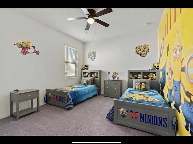 Downstairs Twin Minion Bedroom